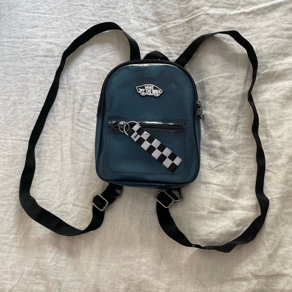 Vans Transparent Mini Backpack Blue